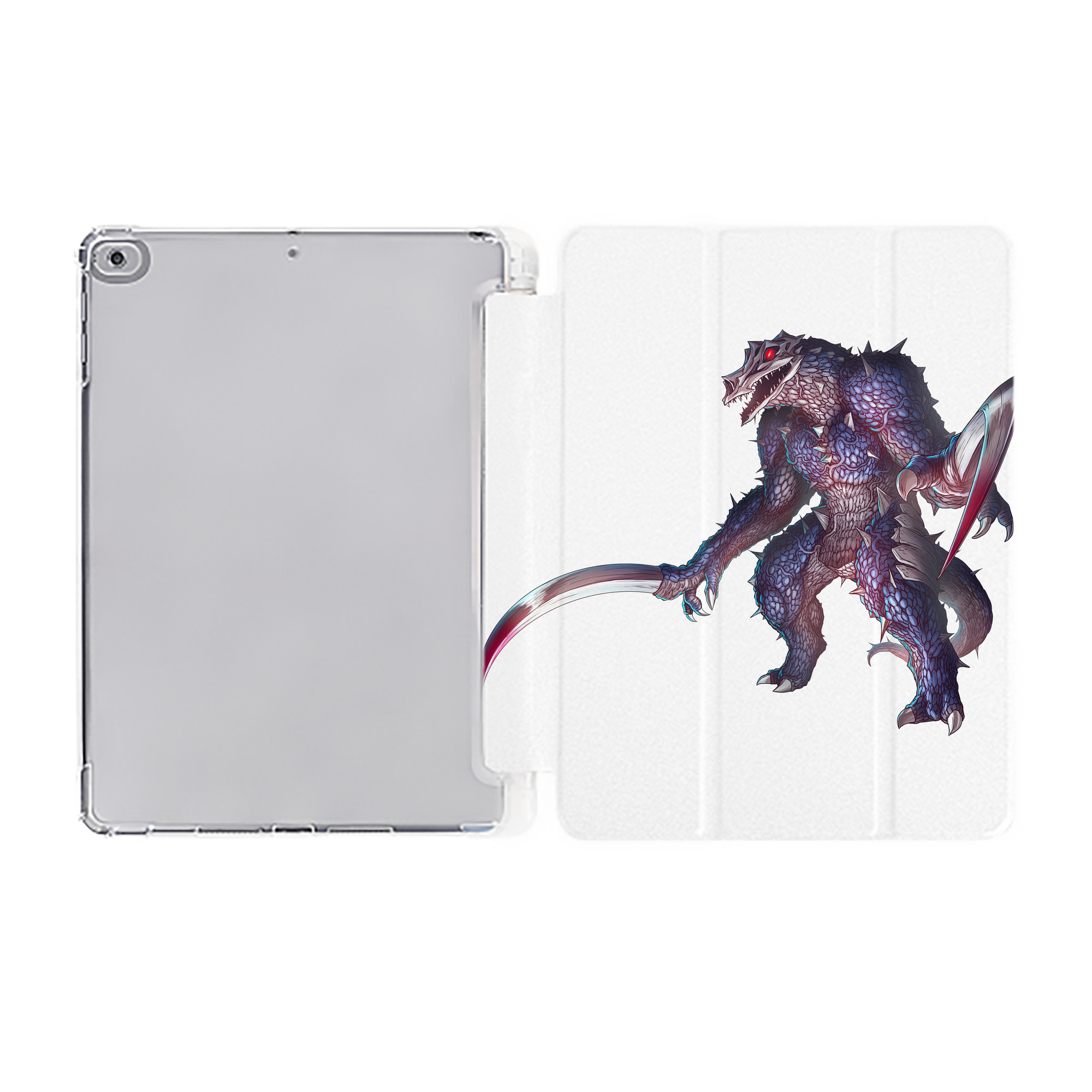 （画像用） ウルトラマン Ultraman IPad ケース ペン収納付き 三つ折りスタンド PUレザー×シリコン 対応機種9.5/10.5/10.9インチ